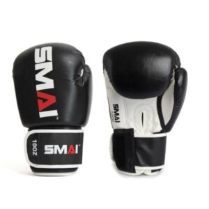 Smai black and white gloves